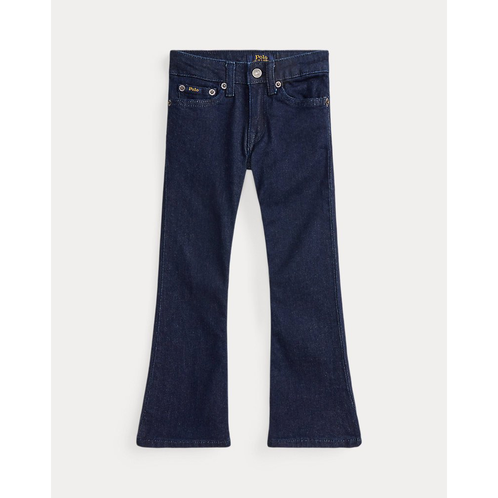 'Flared Indigo Stretch Denim Jean' pour Filles