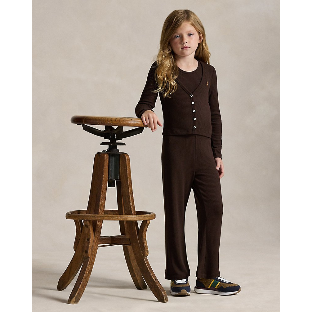 'Ribbed Cardigan & Top Set' pour Filles