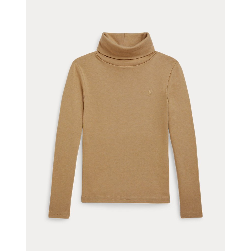 'Ribbed Cotton-Modal Turtleneck' pour Filles