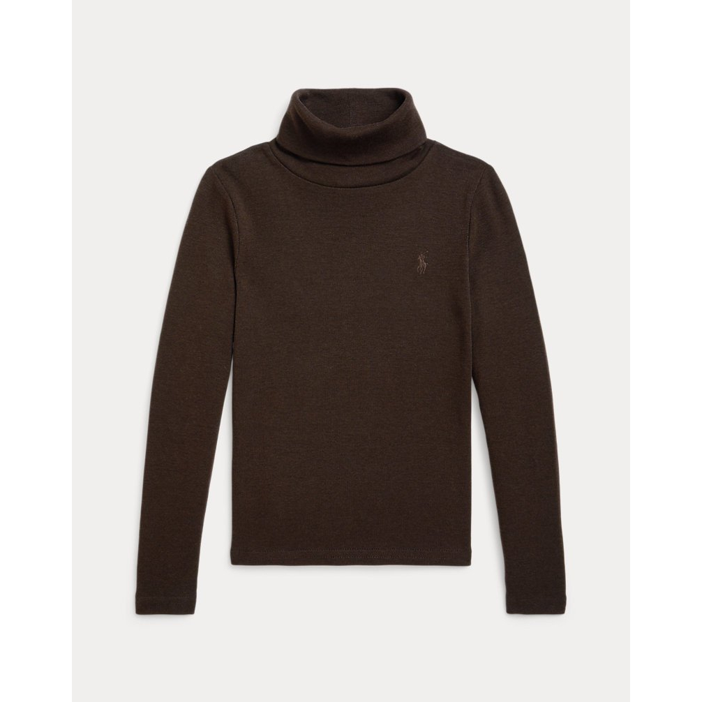 'Ribbed Cotton-Modal Turtleneck' pour Filles