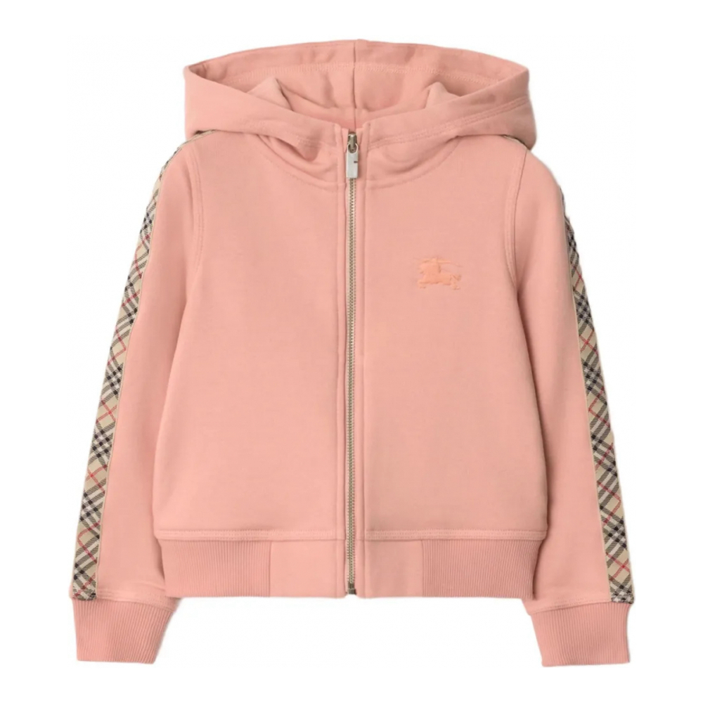 Sweatshirt à capuche  'Elin Check Tape' pour Filles