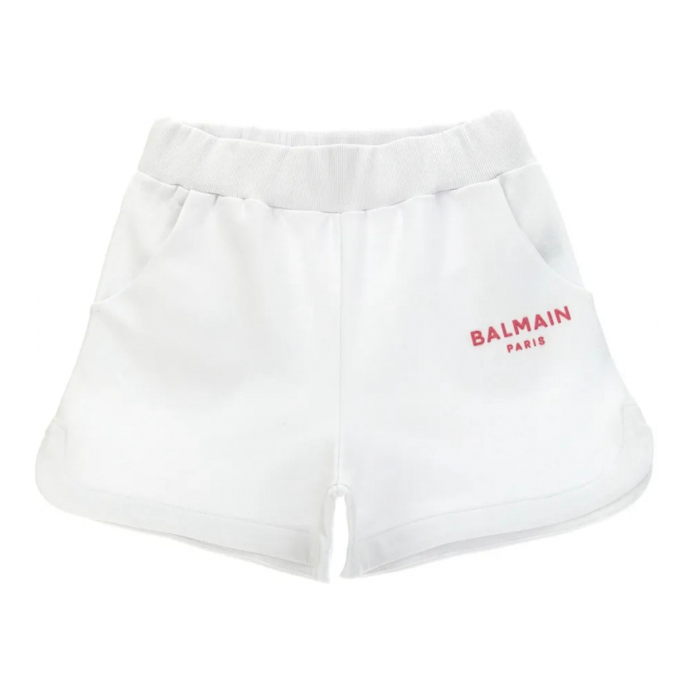 Short 'Embossed-Logo' pour Filles