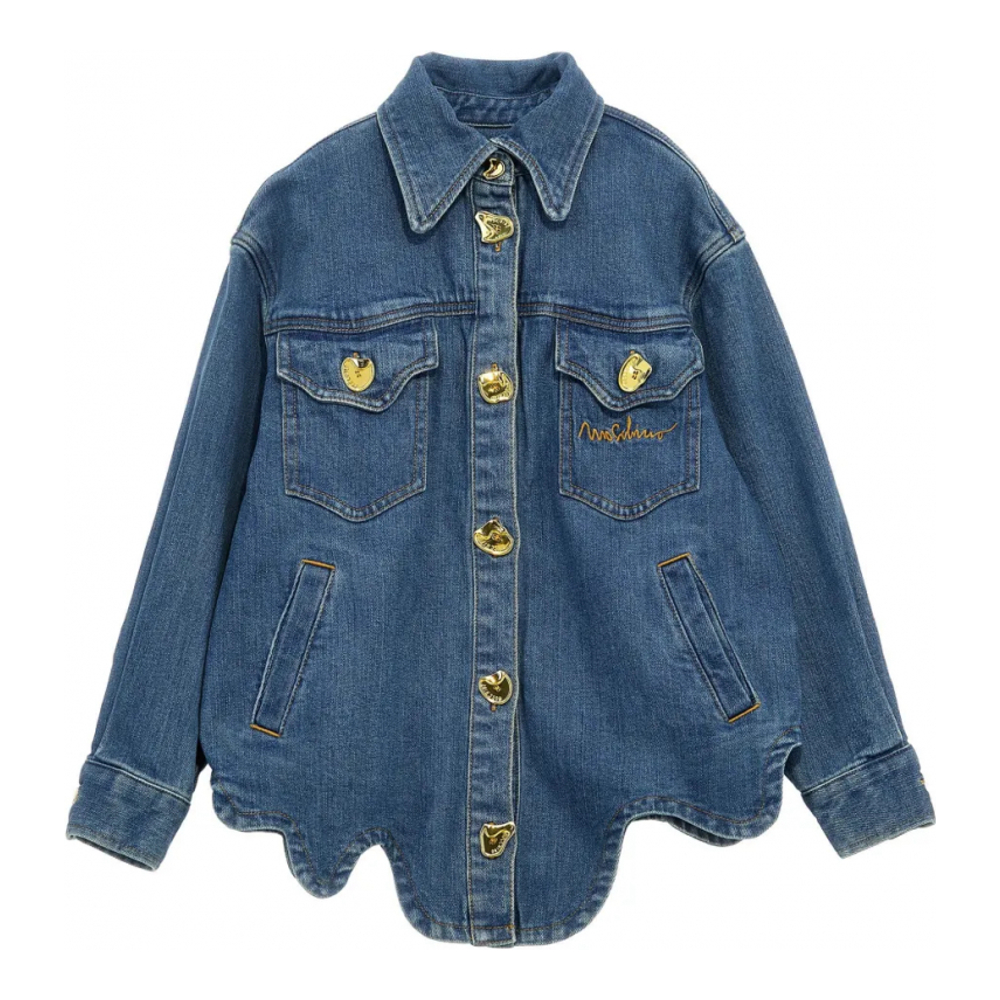 Veste en jeans 'Wavy-Hem' pour Filles