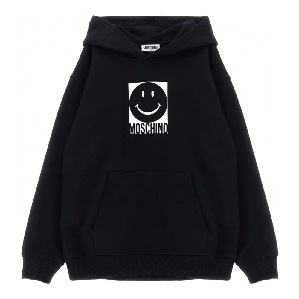 Sweatshirt à capuche  'Smiley-Face Kangaroo-Pocket' pour Enfants