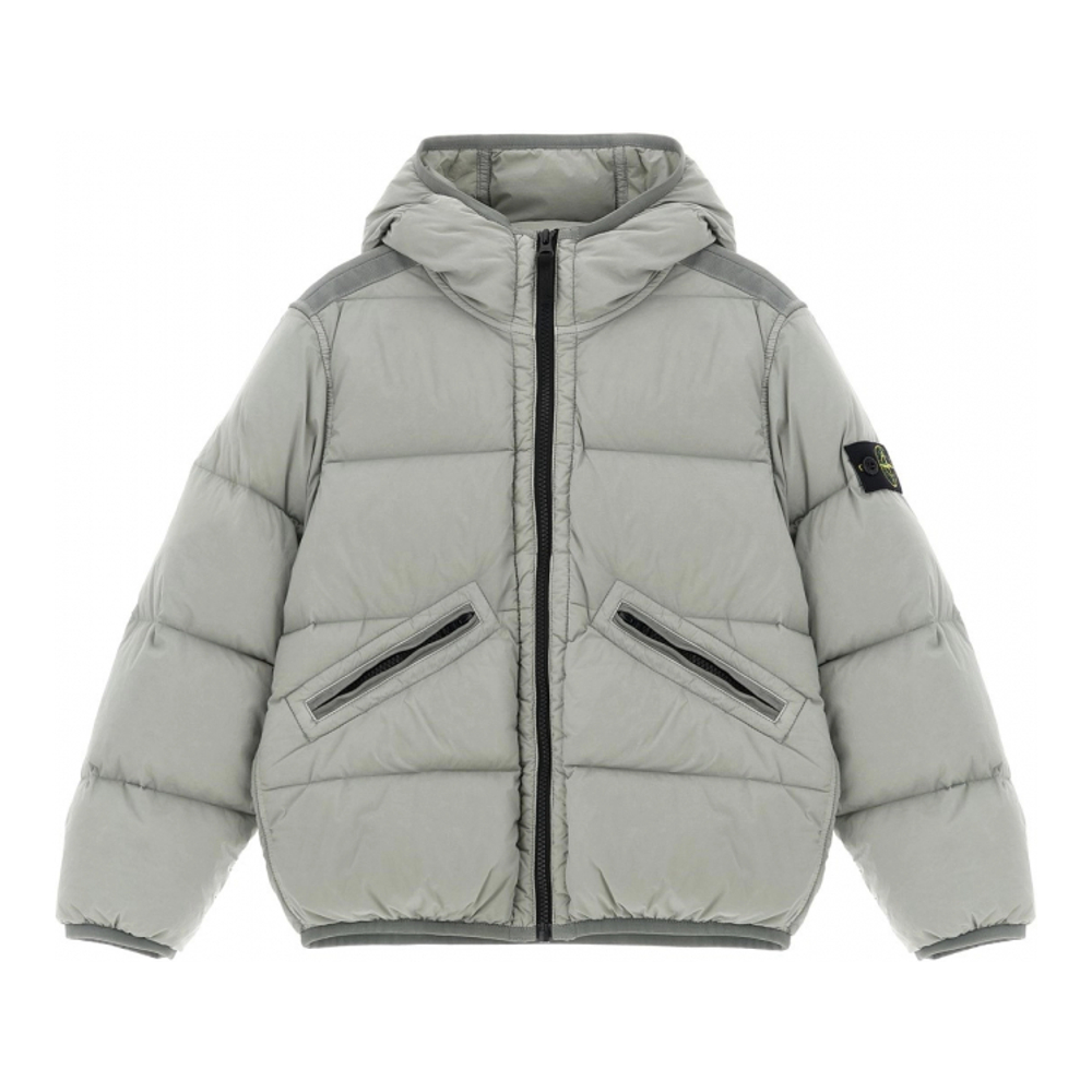 Doudoune en plumes 'Logo Badge' pour Garçons