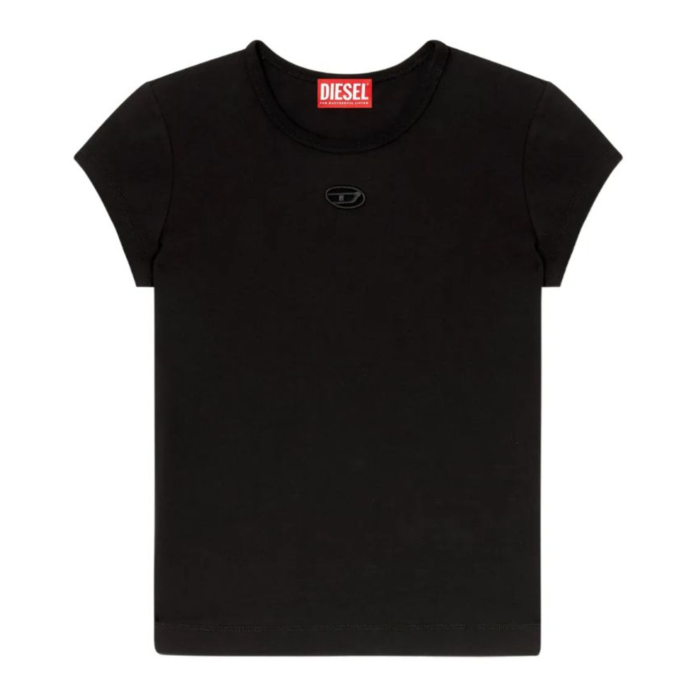 T-shirt 'T-Angie Logo-Embroidery' pour Femmes