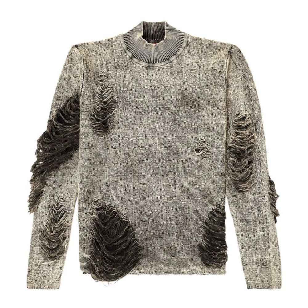 Pull 'K-Fjordi Frayed Mock-Neck' pour Hommes
