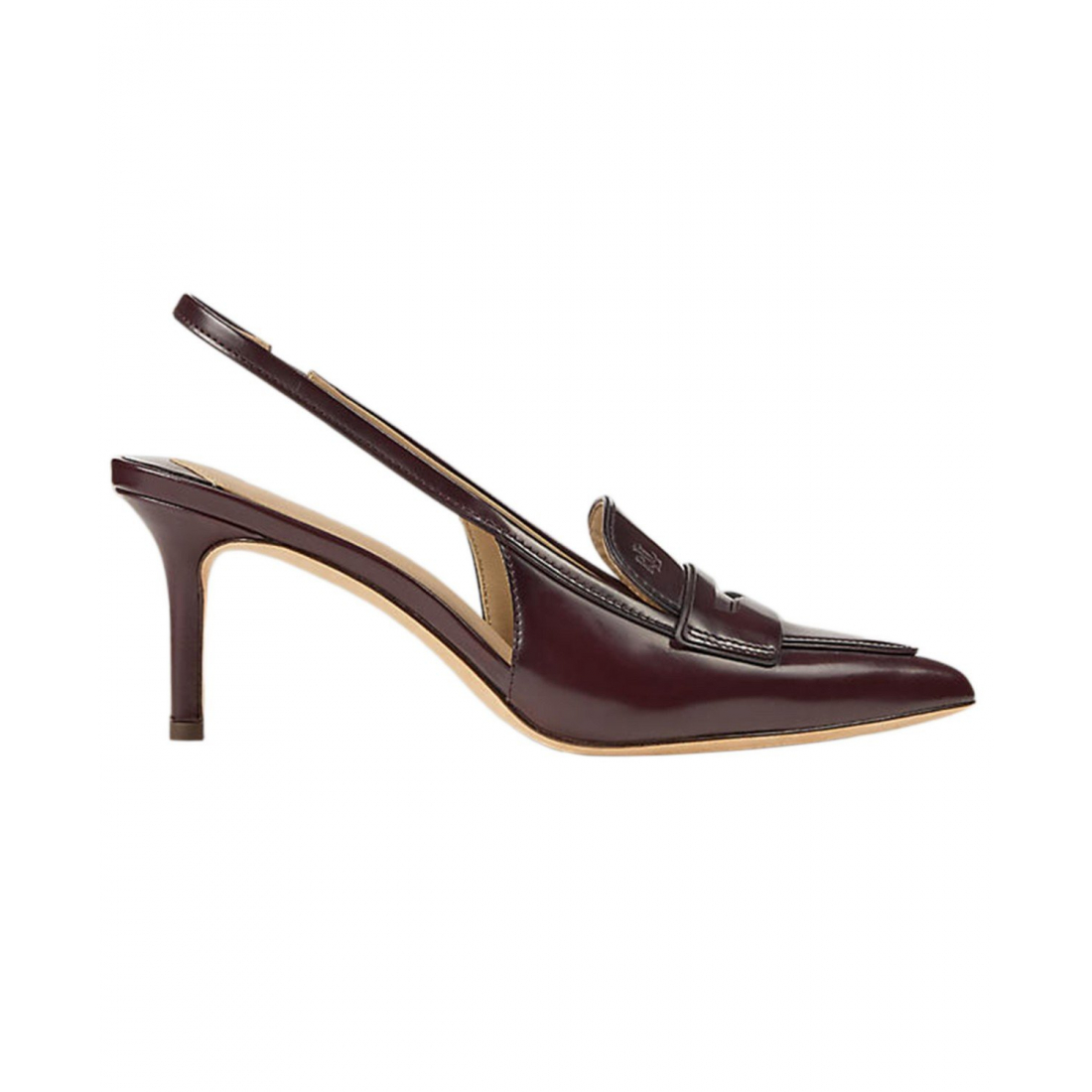 Women's 'Khloe Leather Slingback Loafer Pumps'