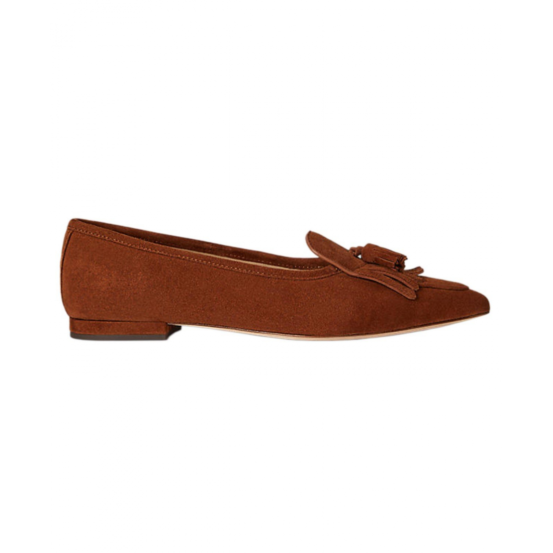 'Londyn Sheep-Suede Kiltie Ballet Flats' pour Femmes