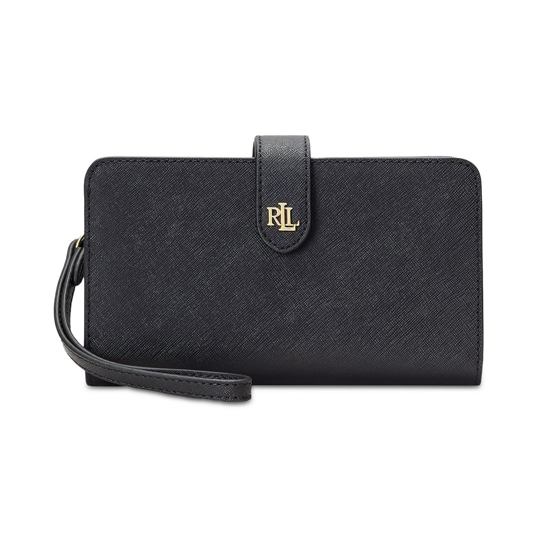 Women's 'Crosshatch Leather Tech Wristlet'