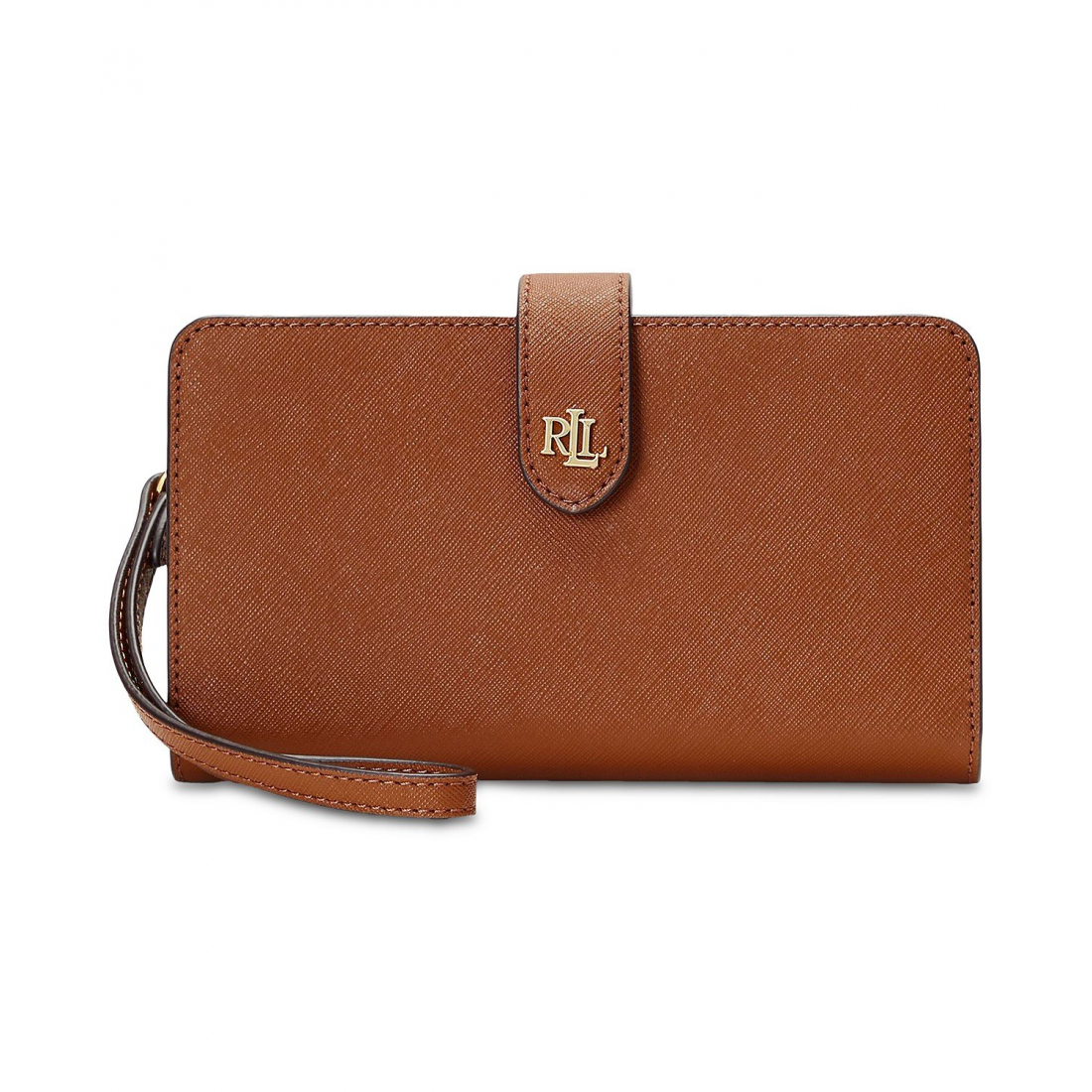 Women's 'Crosshatch Leather Tech Wristlet'