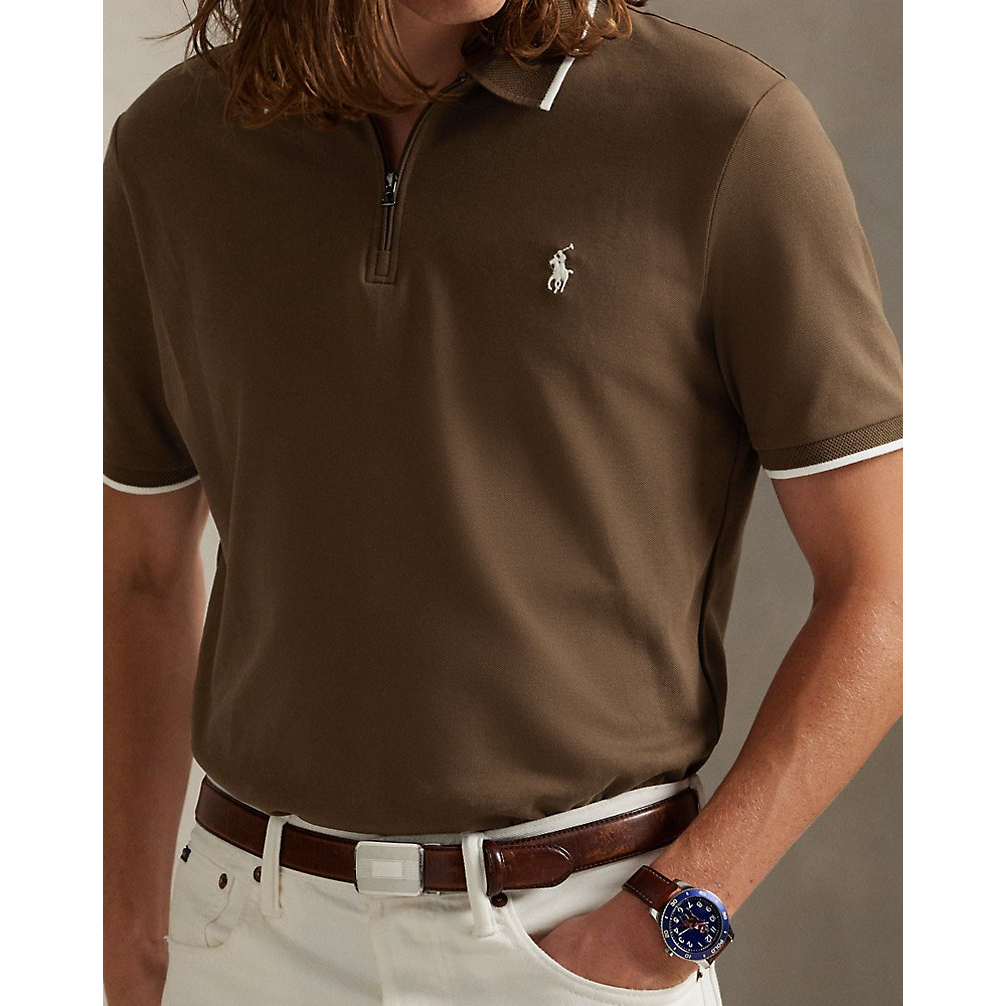 'Classic Fit Stretch Mesh Polo Shirt' pour Hommes