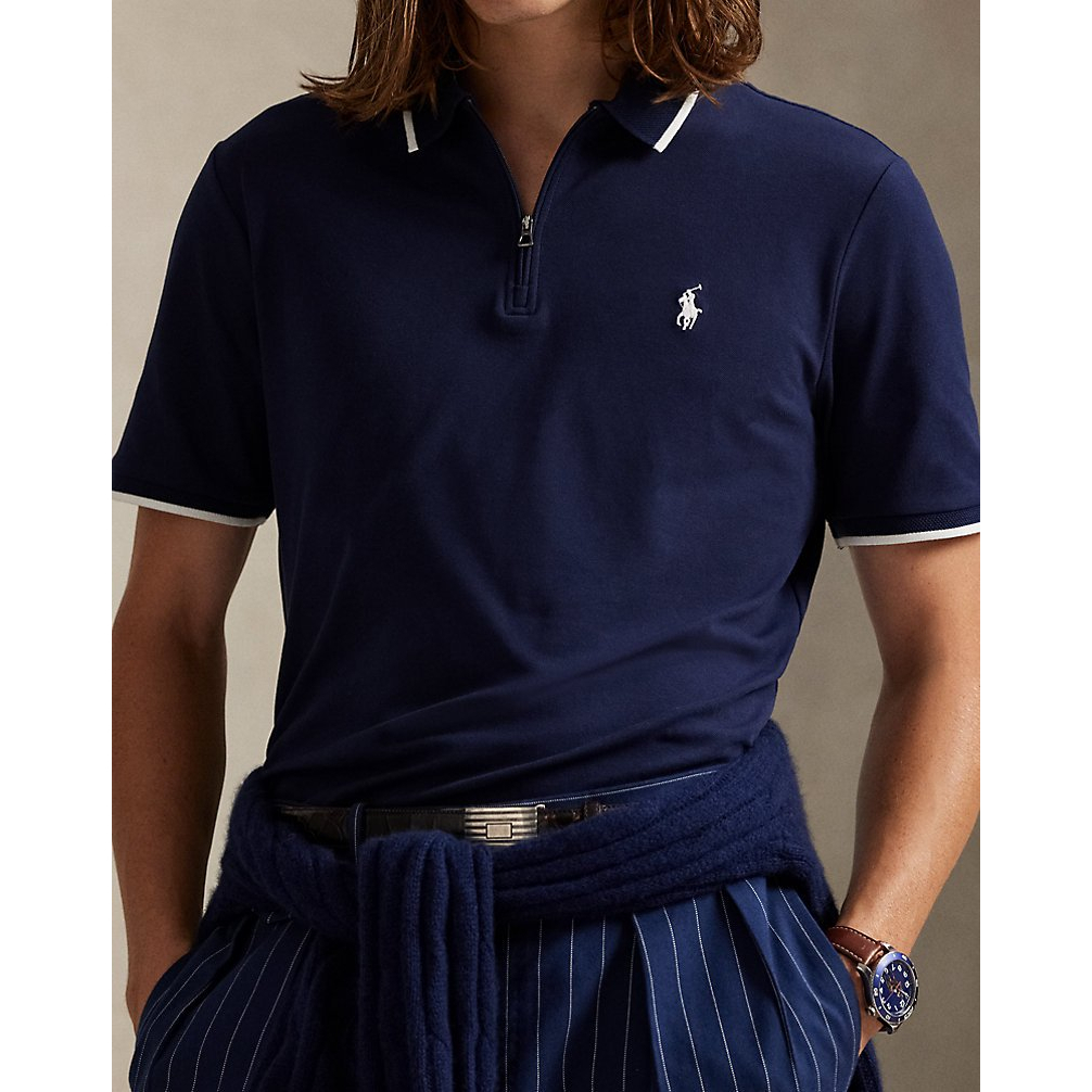 'Classic Fit Stretch Mesh Polo Shirt' pour Hommes