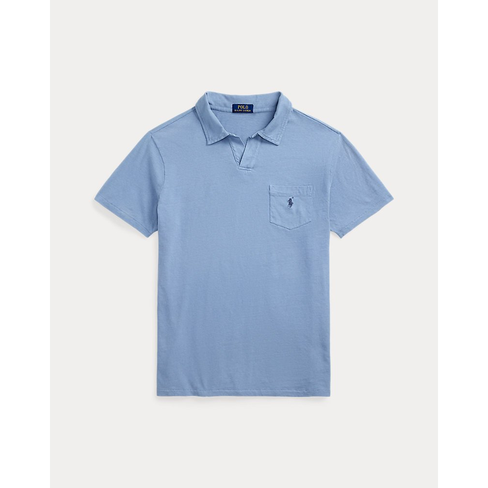 'Standard Fit Cotton-Linen Polo Shirt' pour Hommes