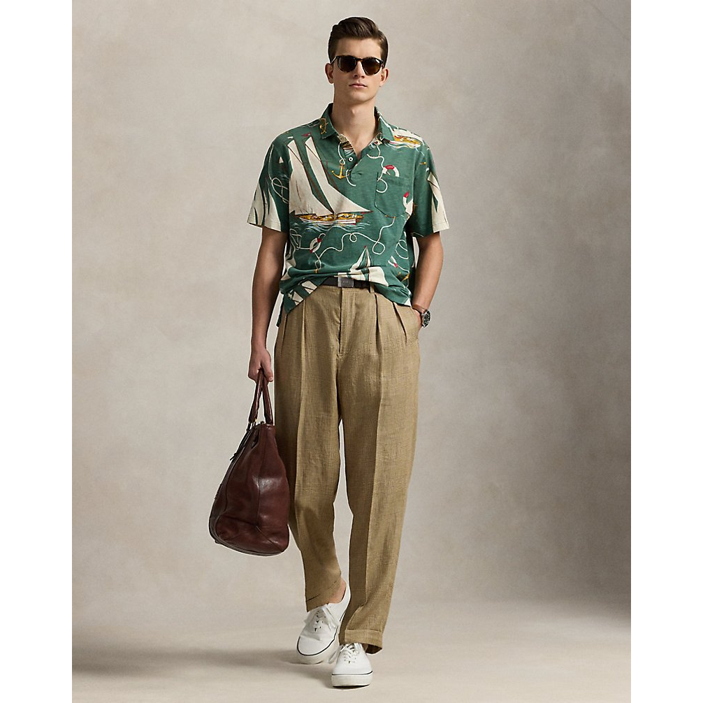 'Classic Fit Sailboat Jersey Polo Shirt' pour Hommes