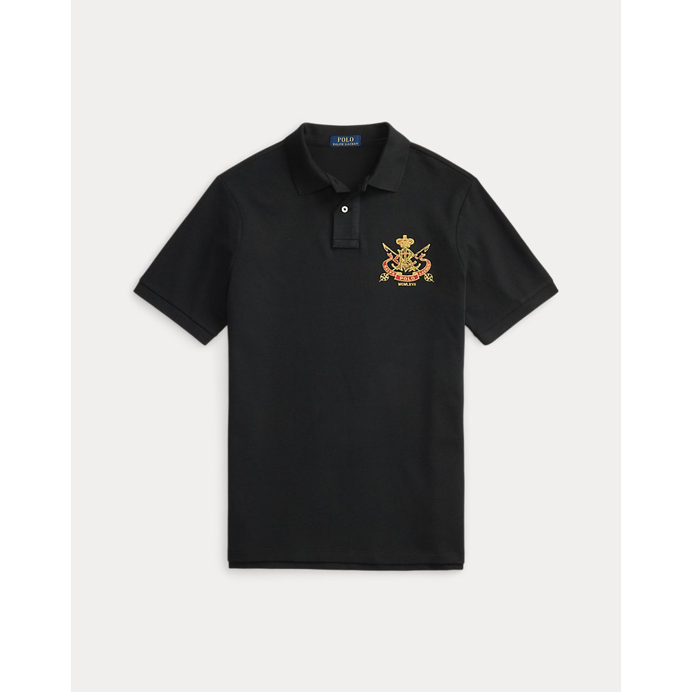 'Classic Fit Crest Mesh Polo Shirt' pour Hommes