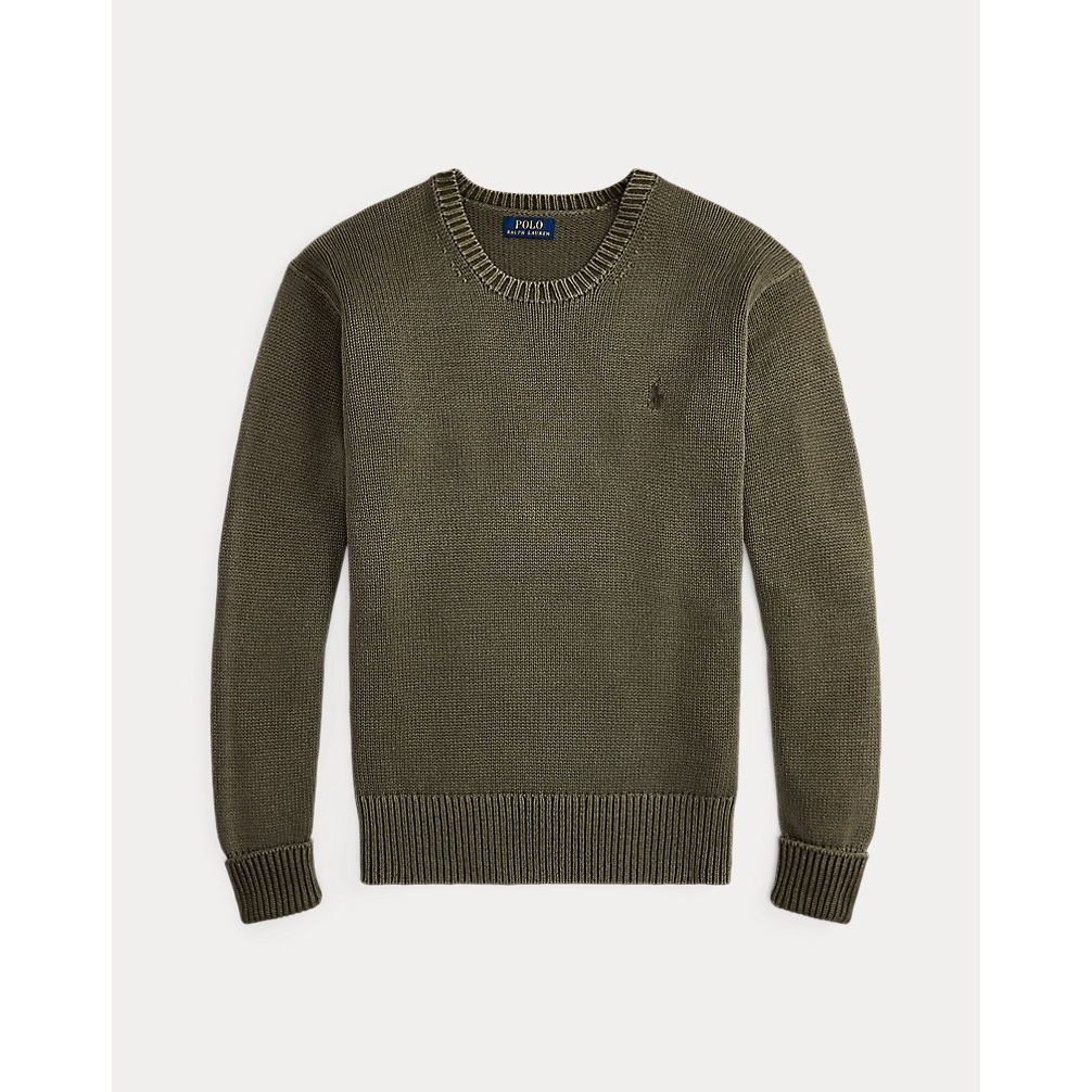 'Garment-Dyed Cotton Sweater' pour Hommes