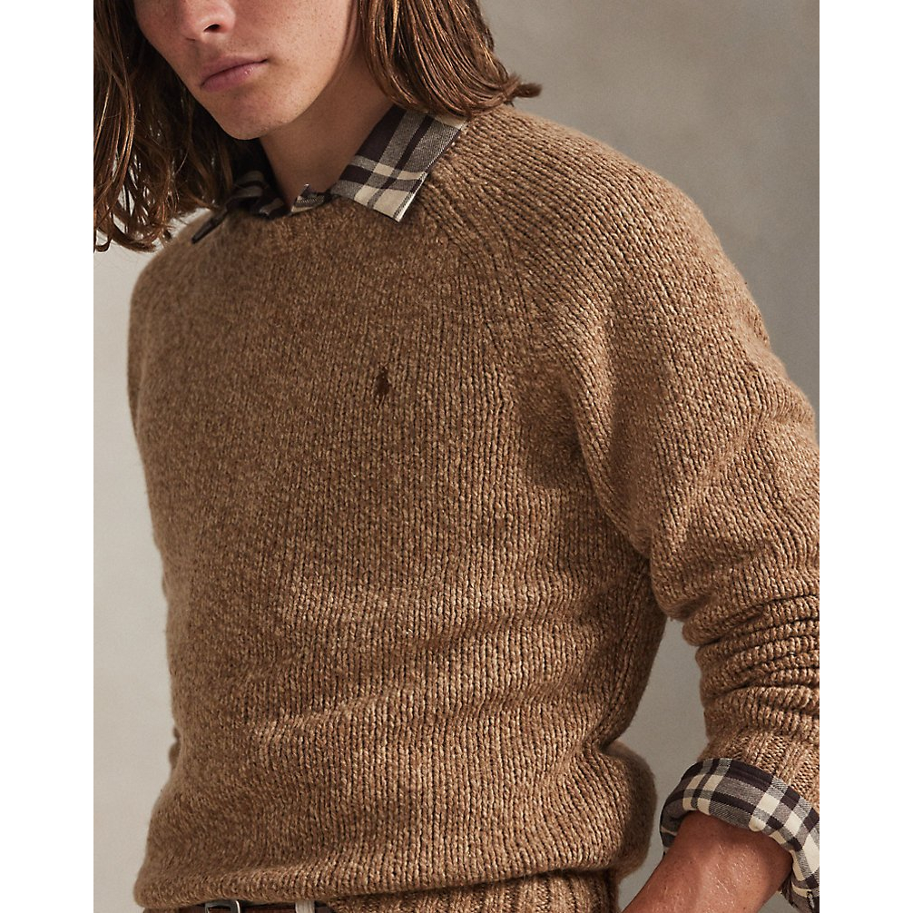 'Marled Wool-Blend Sweater' pour Hommes