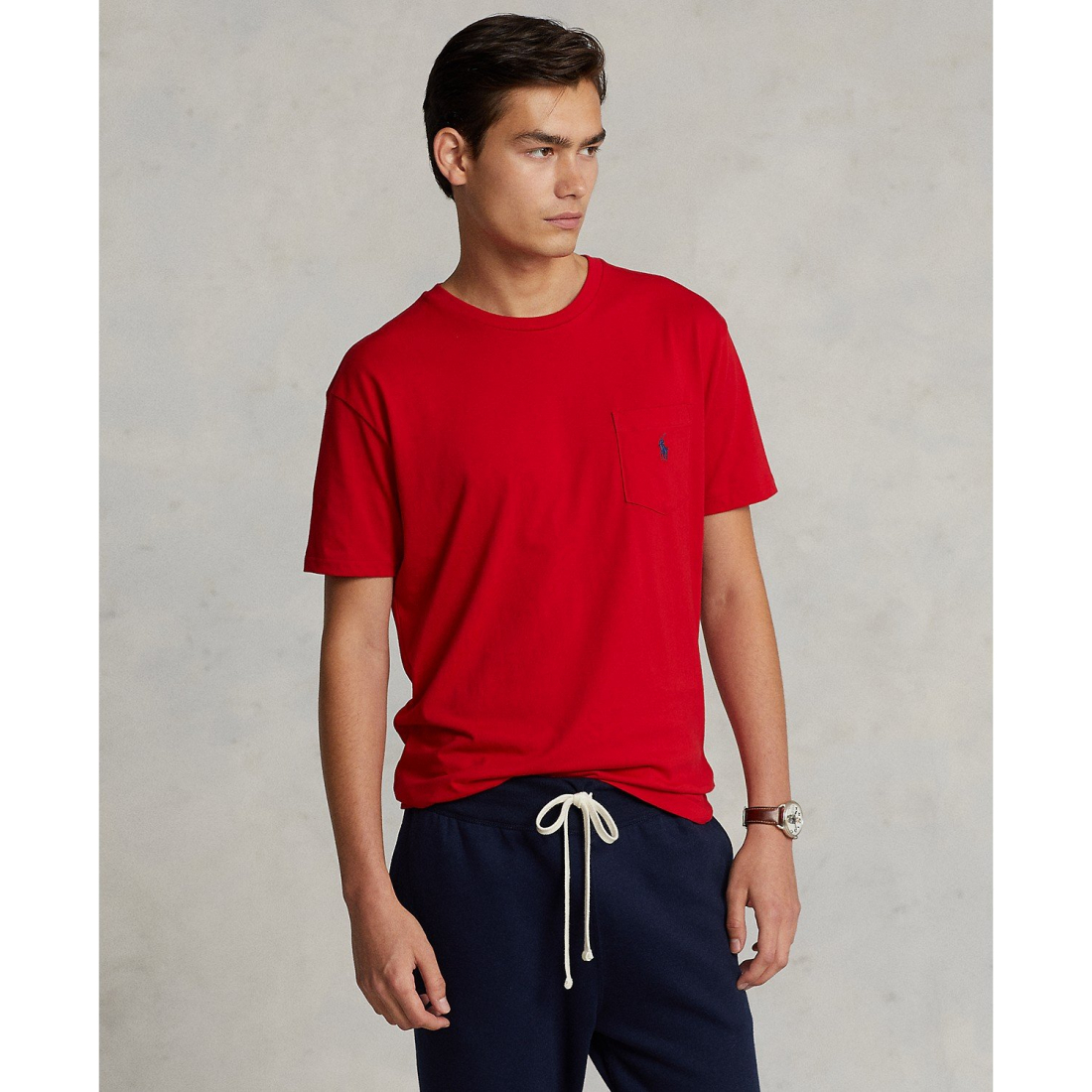 'Classic-Fit Crewneck Pocket T-Shirt' pour Hommes