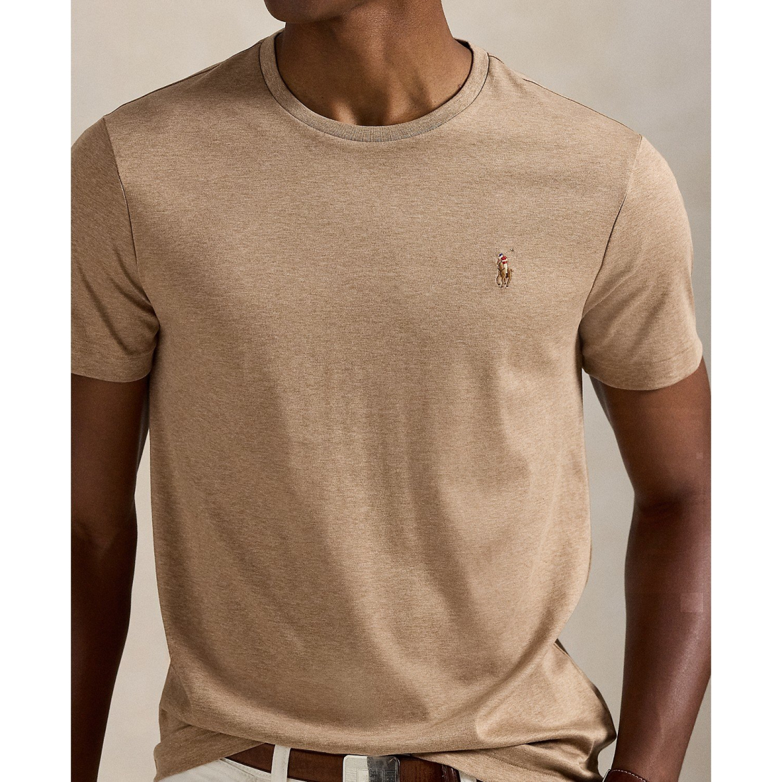 'Custom Slim Fit Soft Cotton T-Shirt' pour Hommes