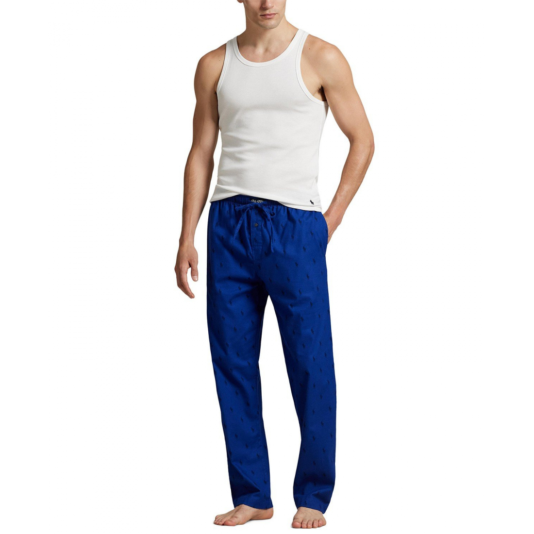 Men's 'Flannel Pony-Print Pajama Pants'