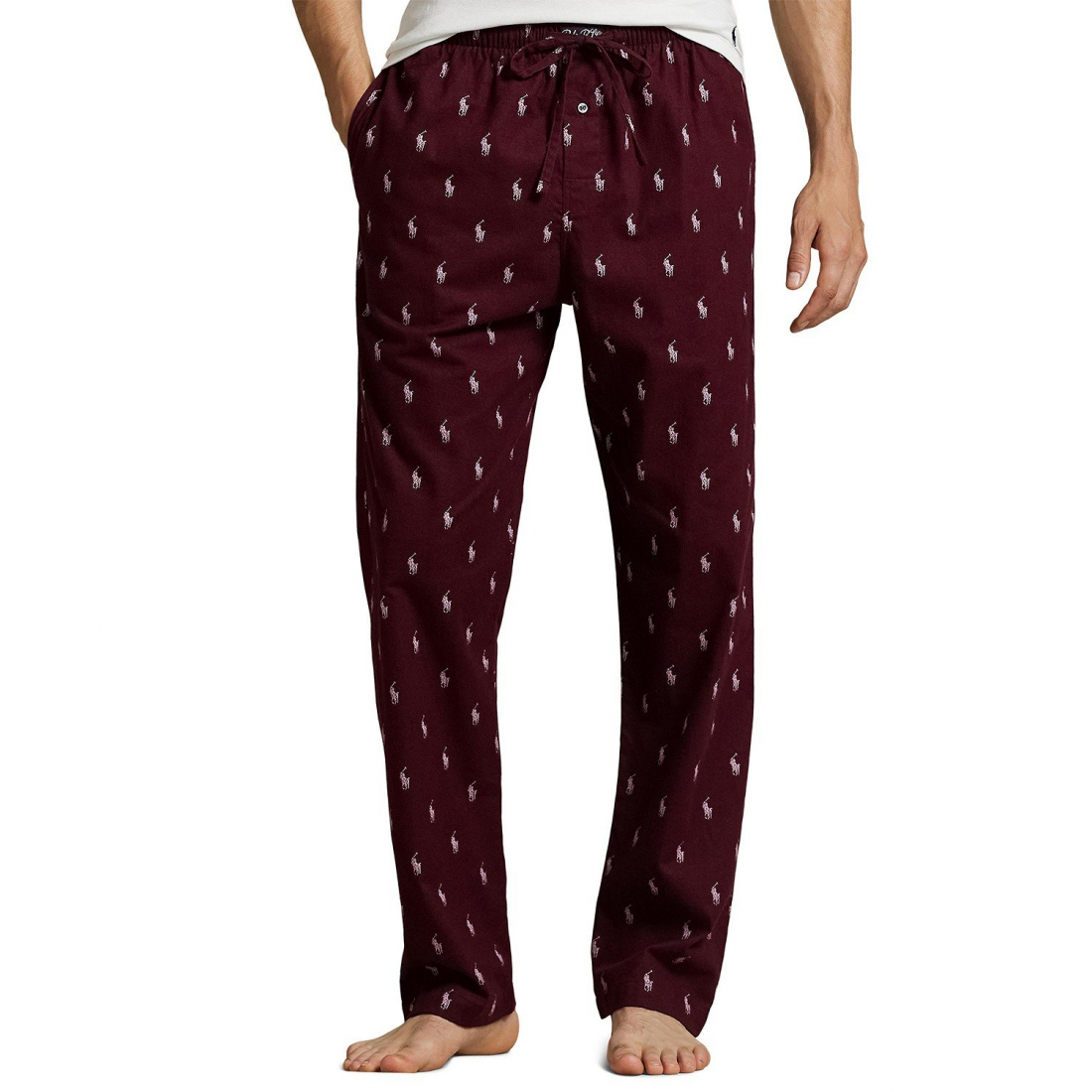 'Flannel Pony-Print Pajama Pants' pour Hommes