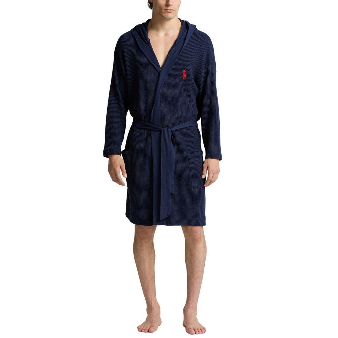 'Thermal Hooded Robe with Belt' pour Hommes