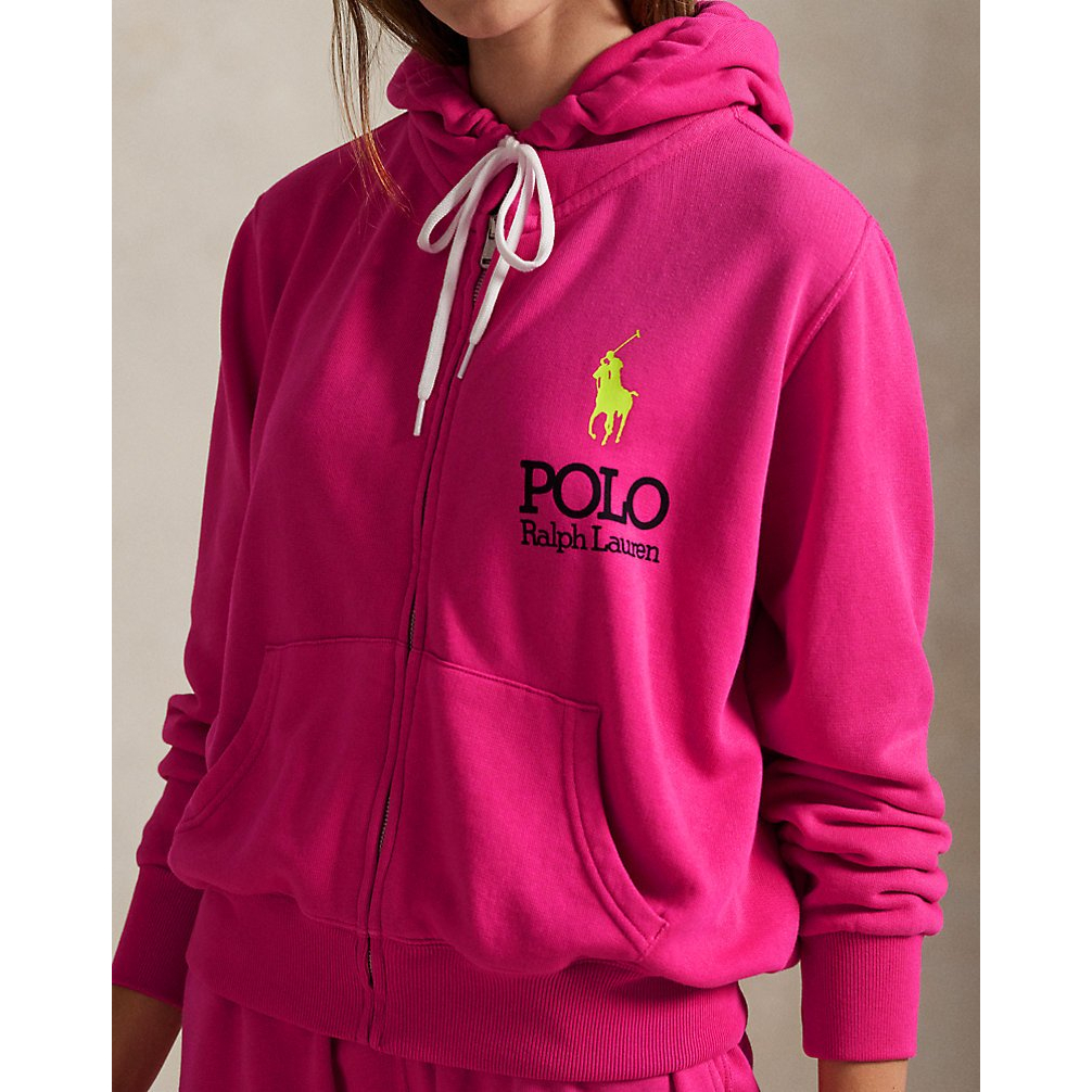 'Big Pony Lightweight Fleece Zip Hoodie' pour Femmes