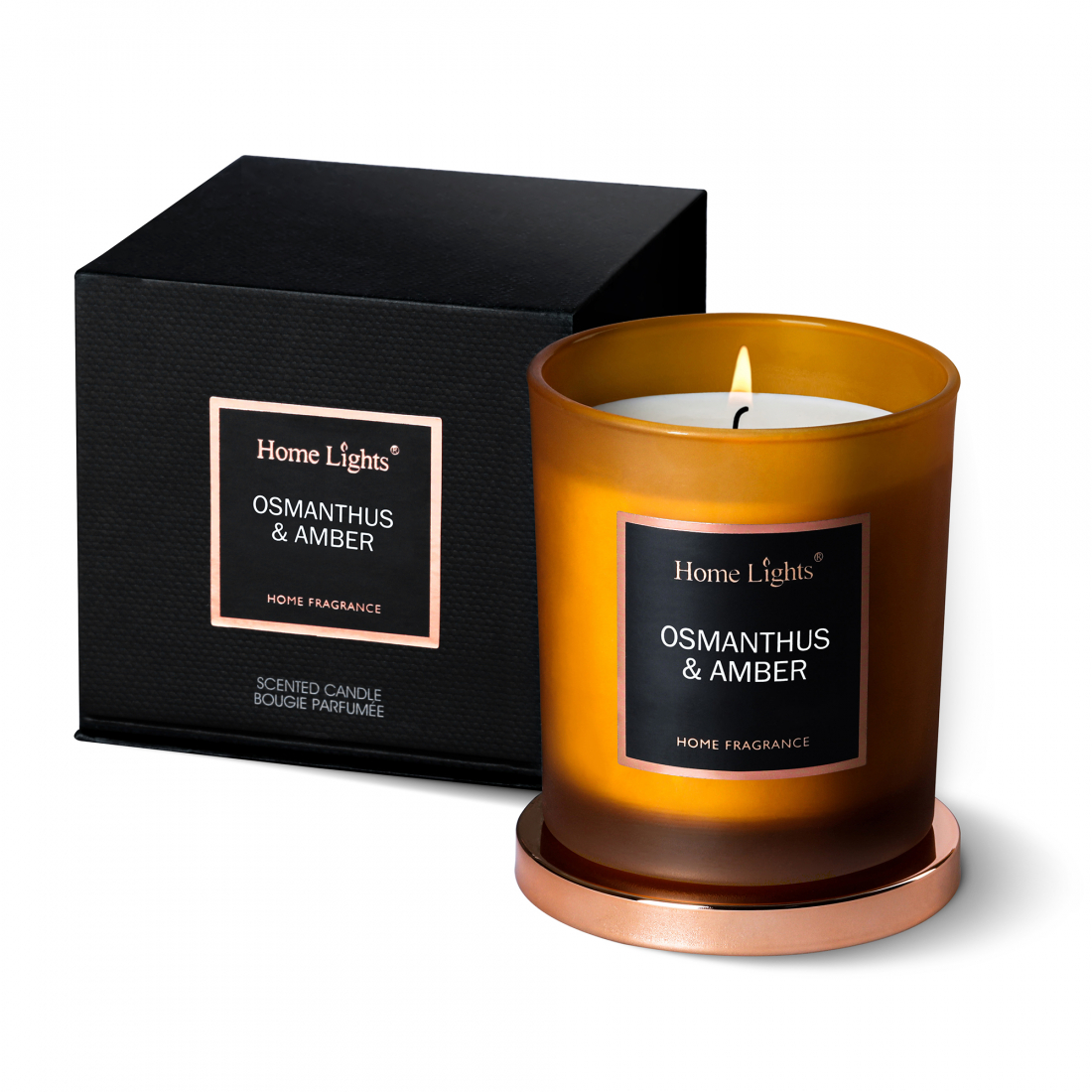 Bougie parfumée 'Osmanthus & Amber' - 215 g