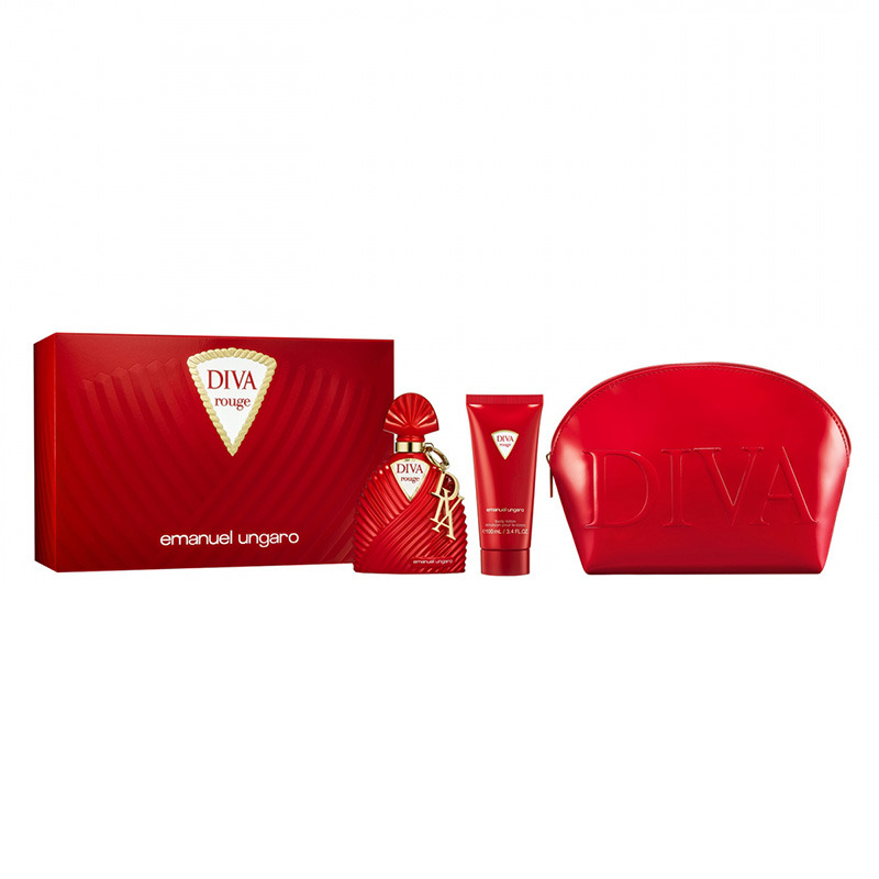 'Diva Rouge' Perfume Set - 3 Pieces