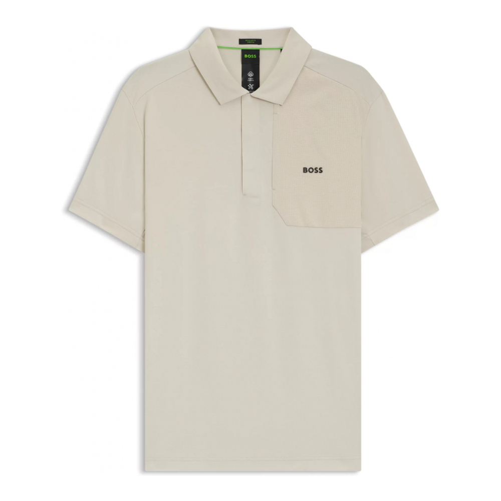 Men's 'Paddy Hopsack Paneling' Polo Shirt
