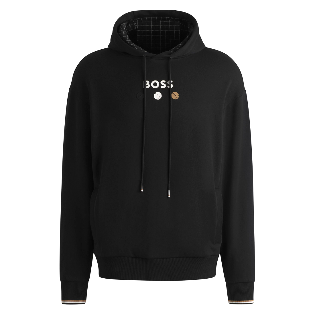 Sweatshirt à capuche  'Terry Tennis Artwork' pour Hommes