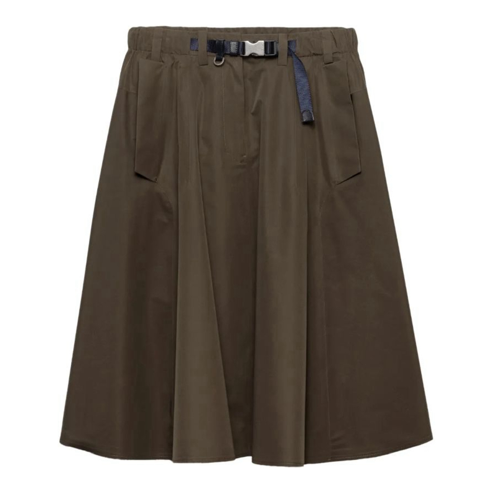 Women's 'Logo Belted' Midi Skirt