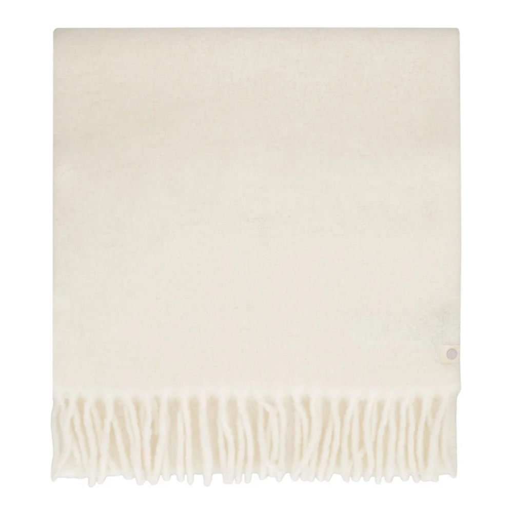 Écharpe en laine 'Brushed Effect Fringed' pour Femmes