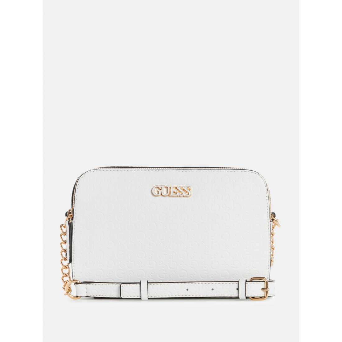 'Zakaria Debossed Logo Double-Zip Crossbody' pour Femmes