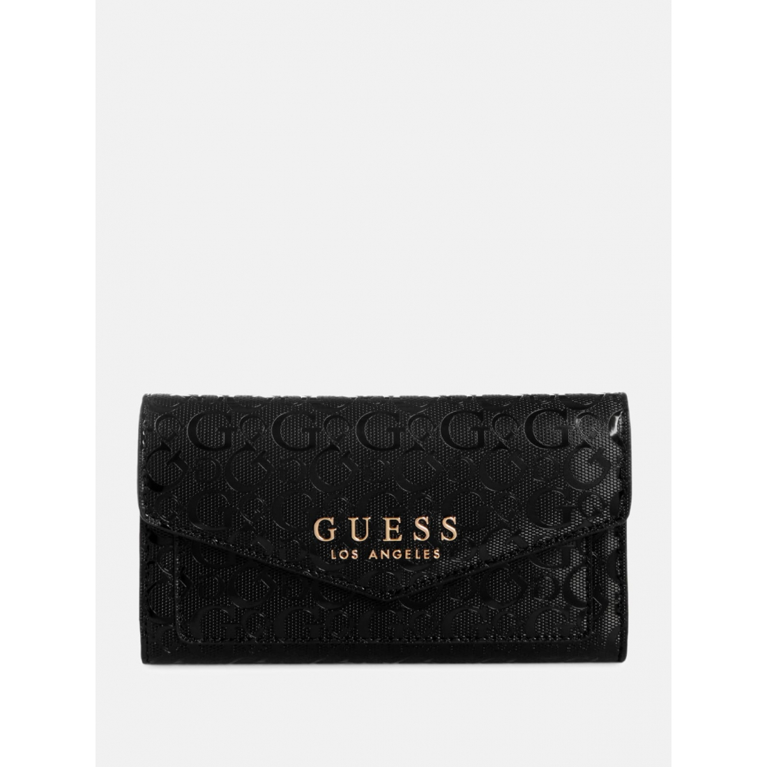 'Kiran Logo Shine Slim Clutch Wallet' pour Femmes