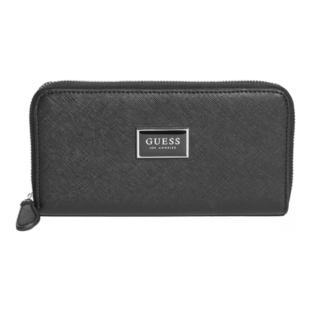 'Abree Logo Saffiano Medium Zip-Around Wallet' pour Femmes