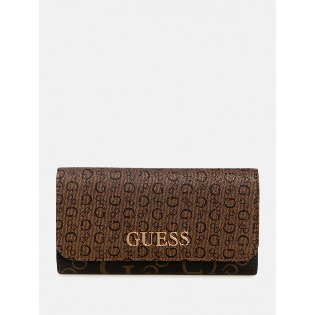 'Eldoria Enlarged Logo Slim Clutch Wallet' pour Femmes