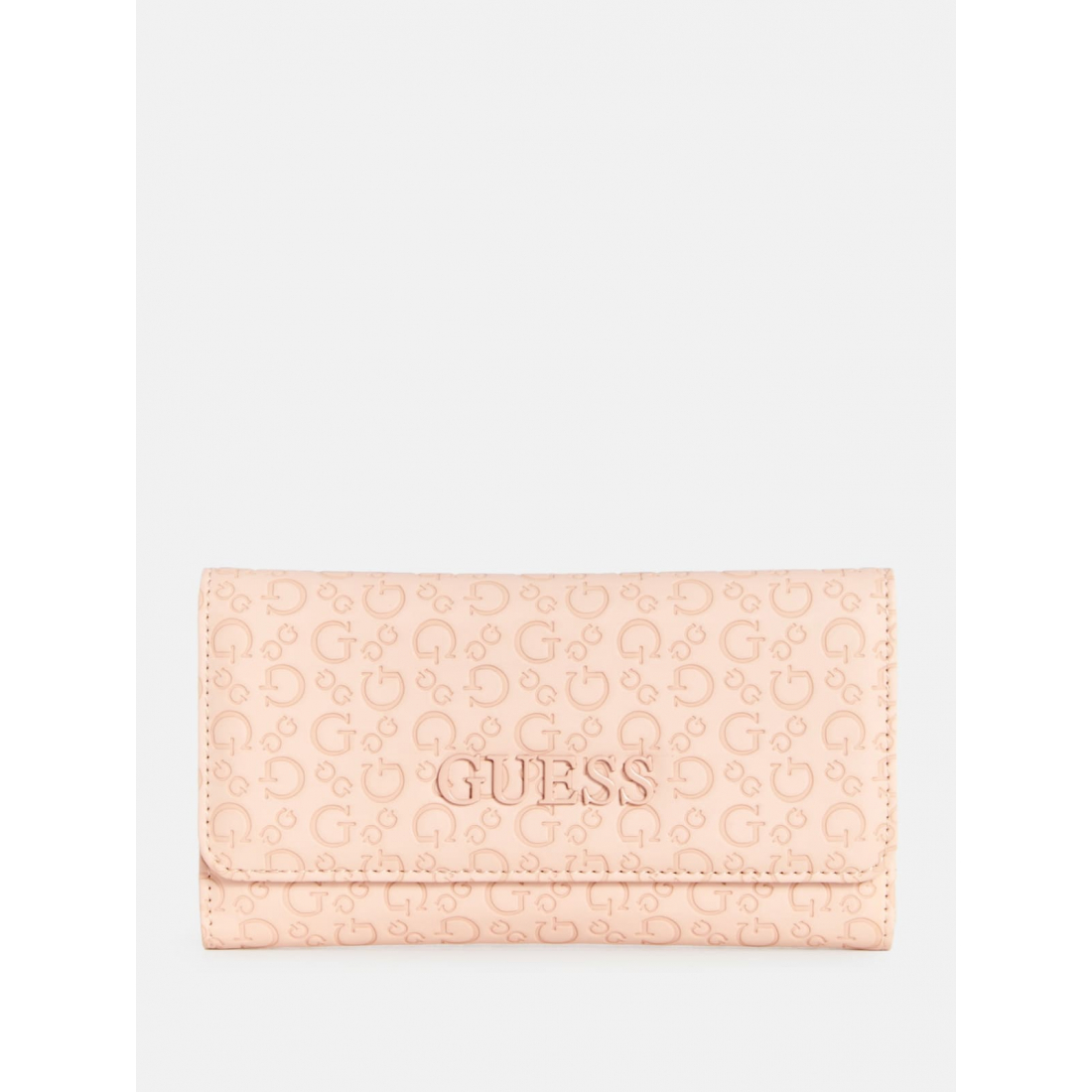 'Bowie Debossed Logo Slim Clutch Wallet' pour Femmes