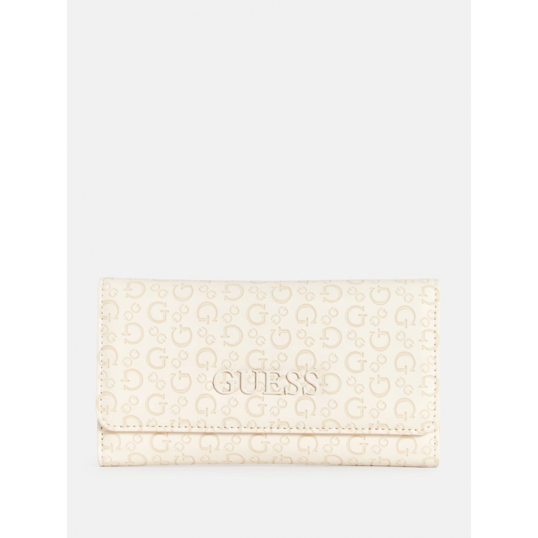 'Bowie Debossed Logo Slim Clutch Wallet' pour Femmes
