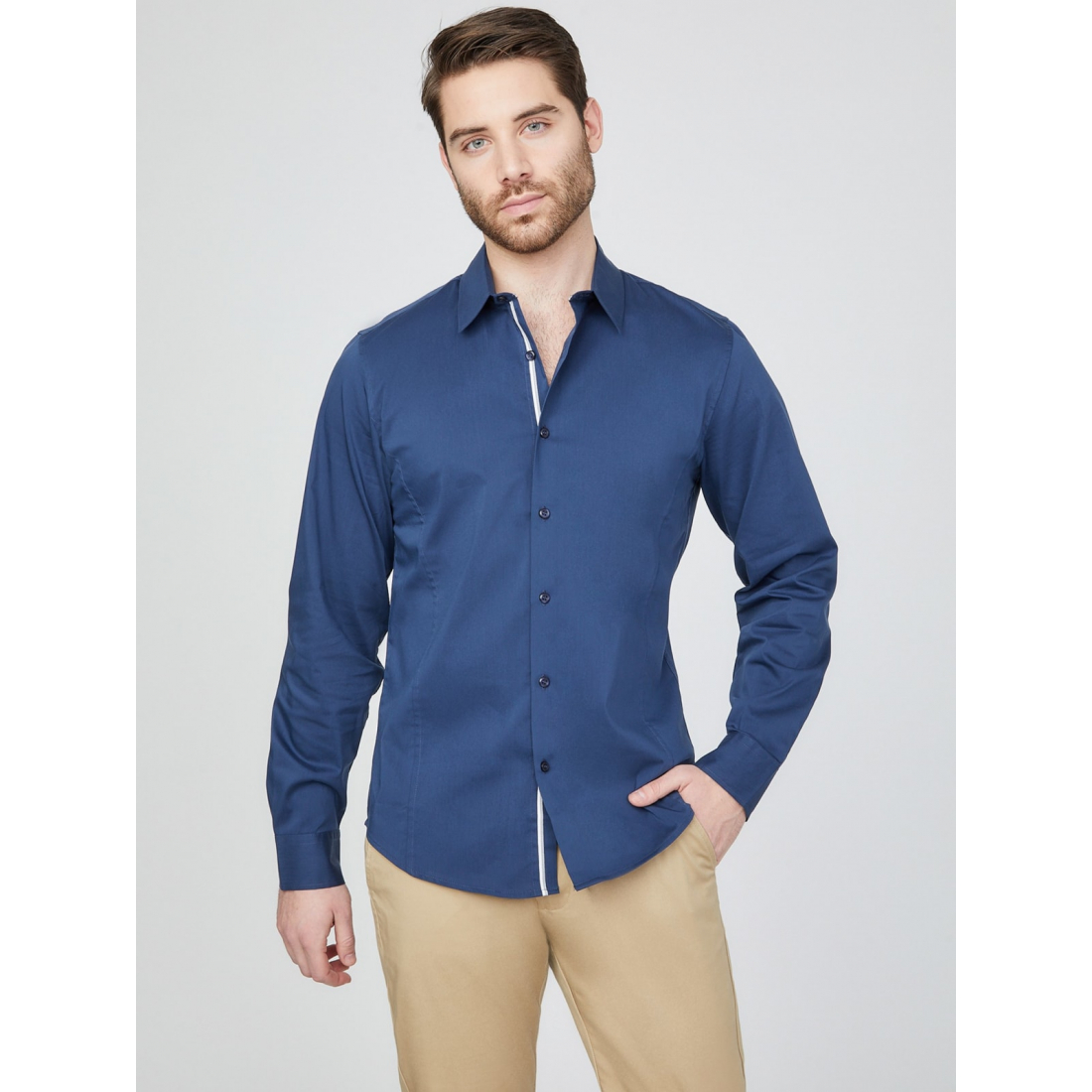 'Damon Poplin Shirt' für Herren