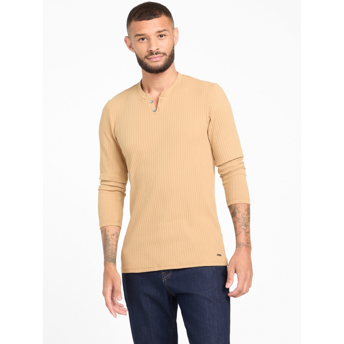 'Todd Long-Sleeve Henley' pour Hommes
