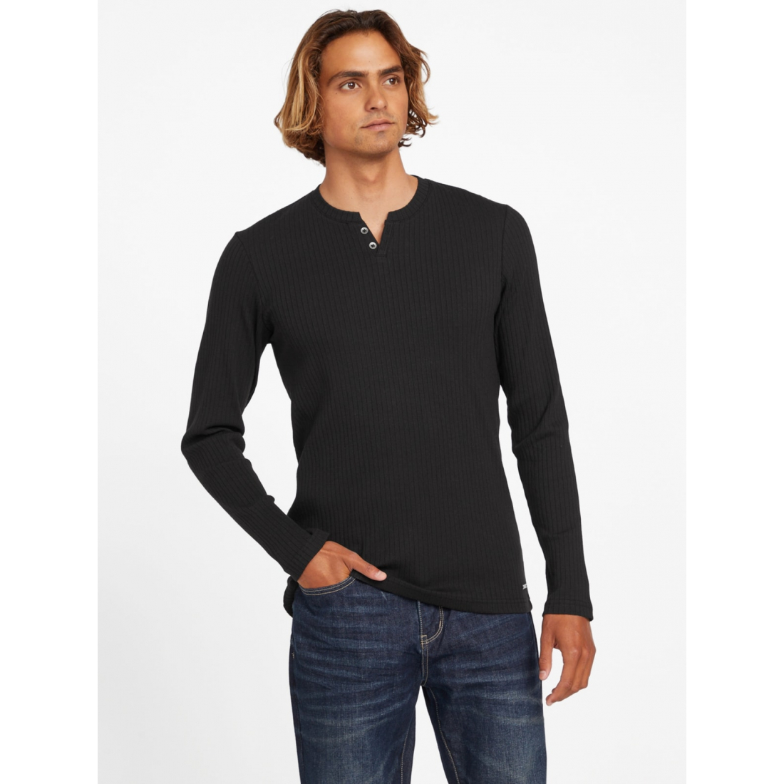 'Todd Long-Sleeve Henley' pour Hommes