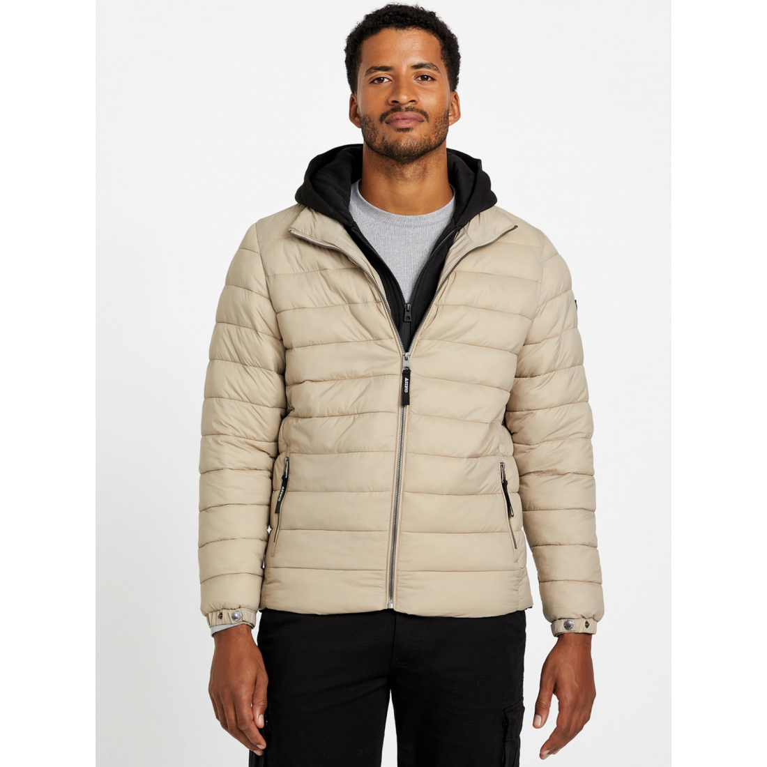 'Harrison Hooded Quilted Jacket' pour Hommes