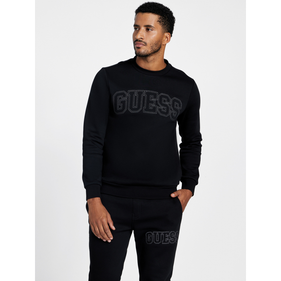 'Saul Logo Crewneck Pullover' pour Hommes