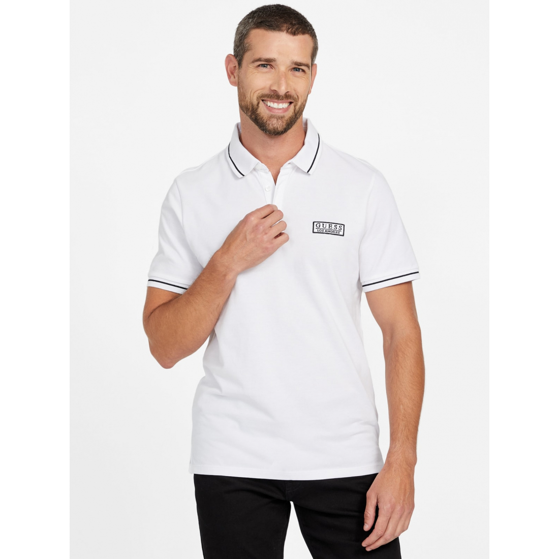'Khaled Knit Polo' pour Hommes