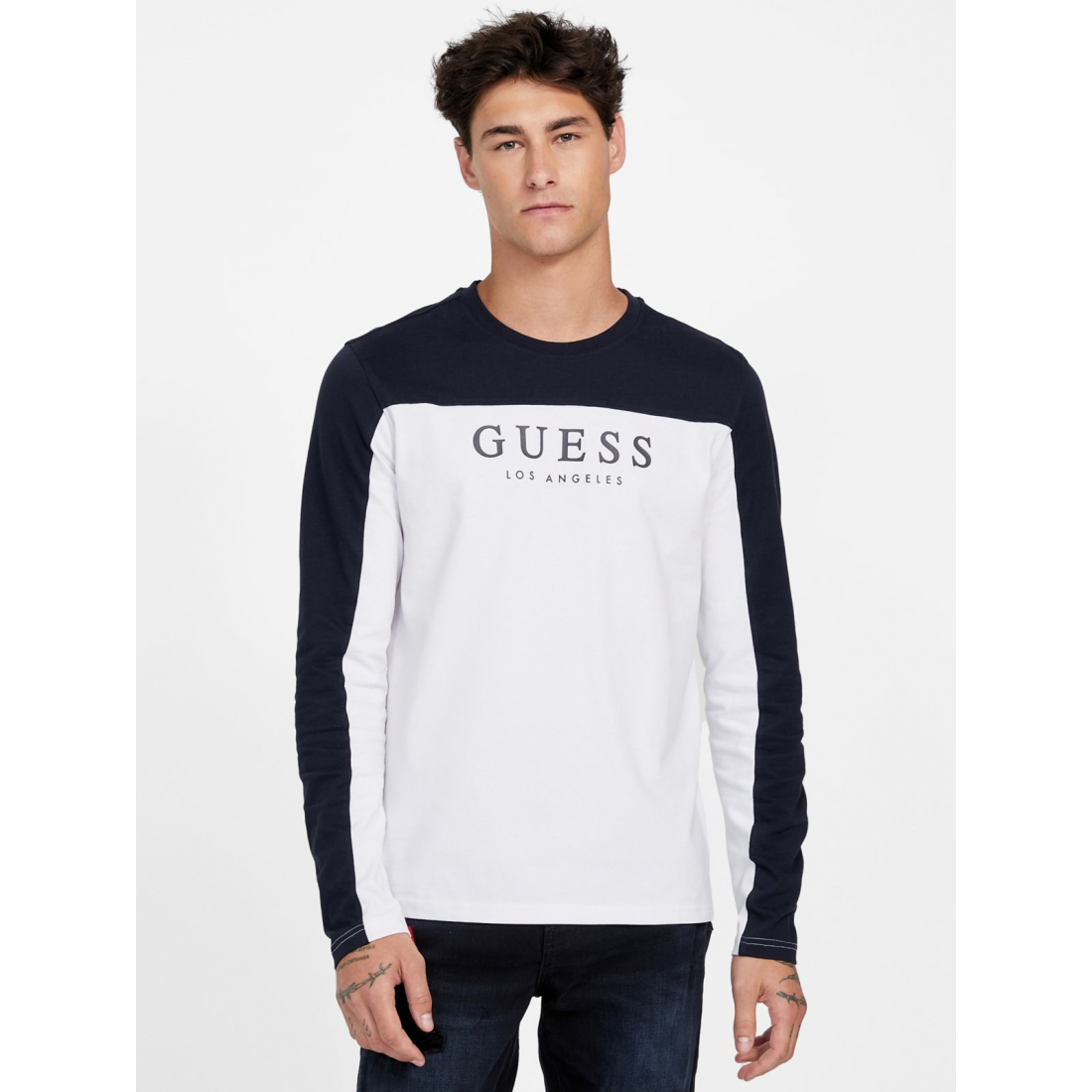 'Eco Rey Crewneck Long-Sleeve Tee' pour Hommes