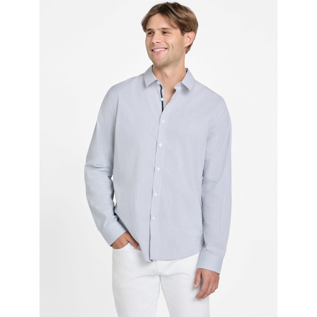 'Damon Windowpane Shirt' für Herren