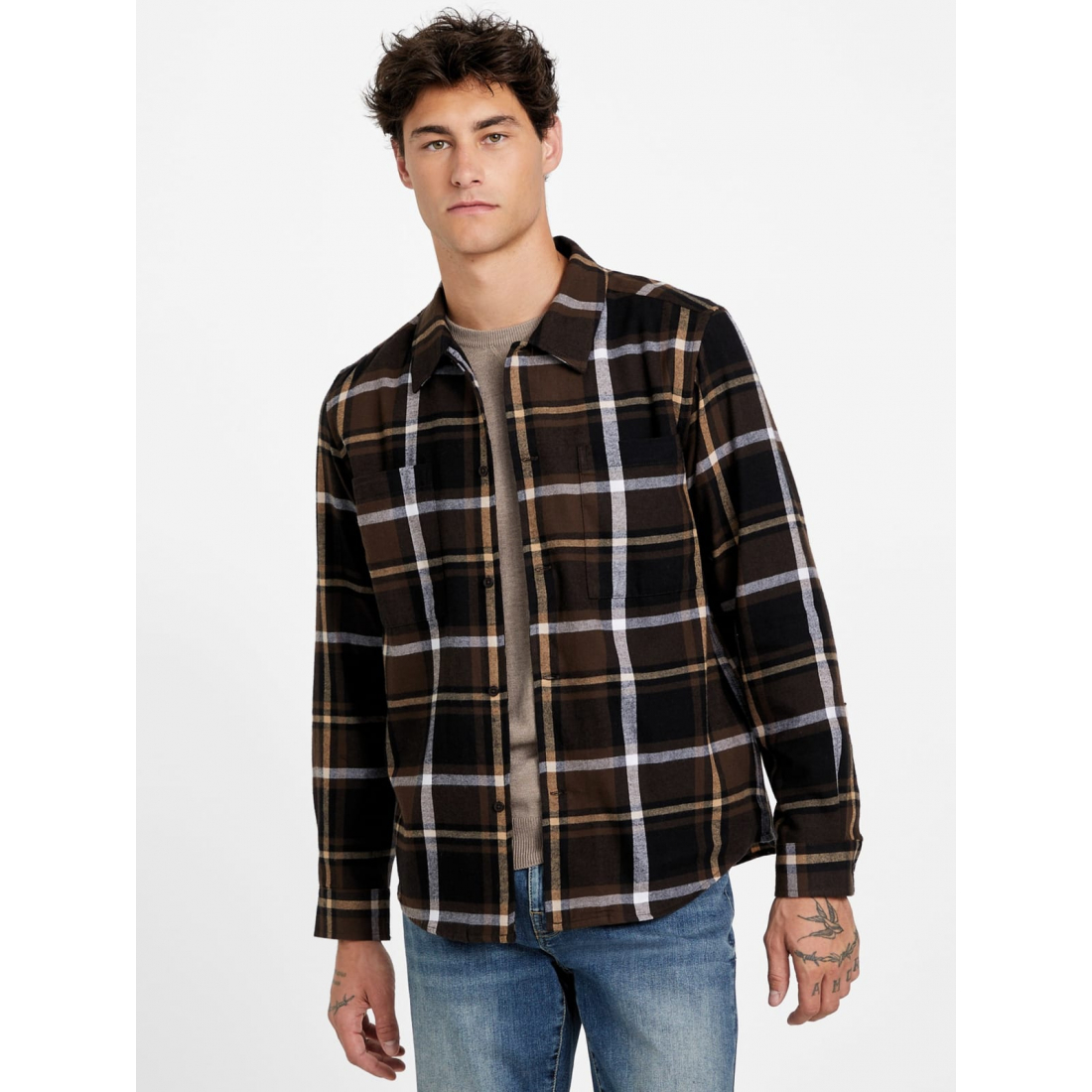 'Mason Plaid Pocket Shirt' pour Hommes