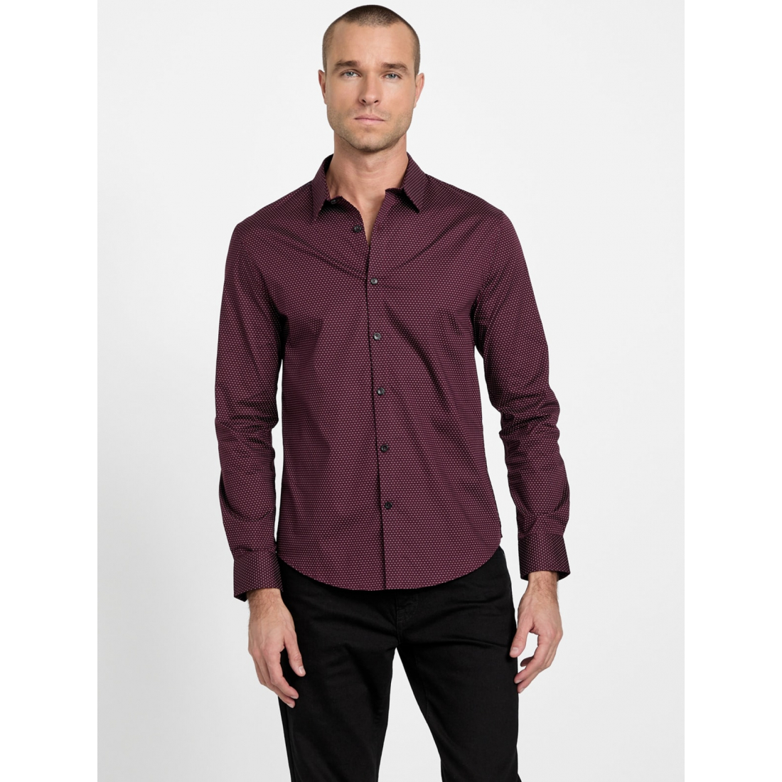 'Montey Woven Geometric Shirt' für Herren